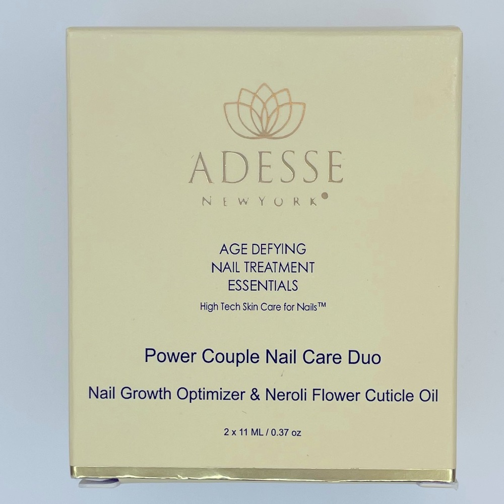 NWT Boxed QVC Adesse New York Power Couple Nail Care Duo